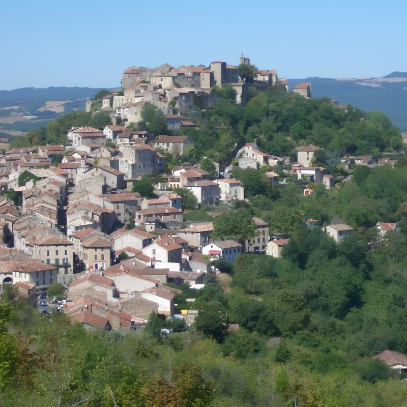 Vue Village Cordes sur Ciel